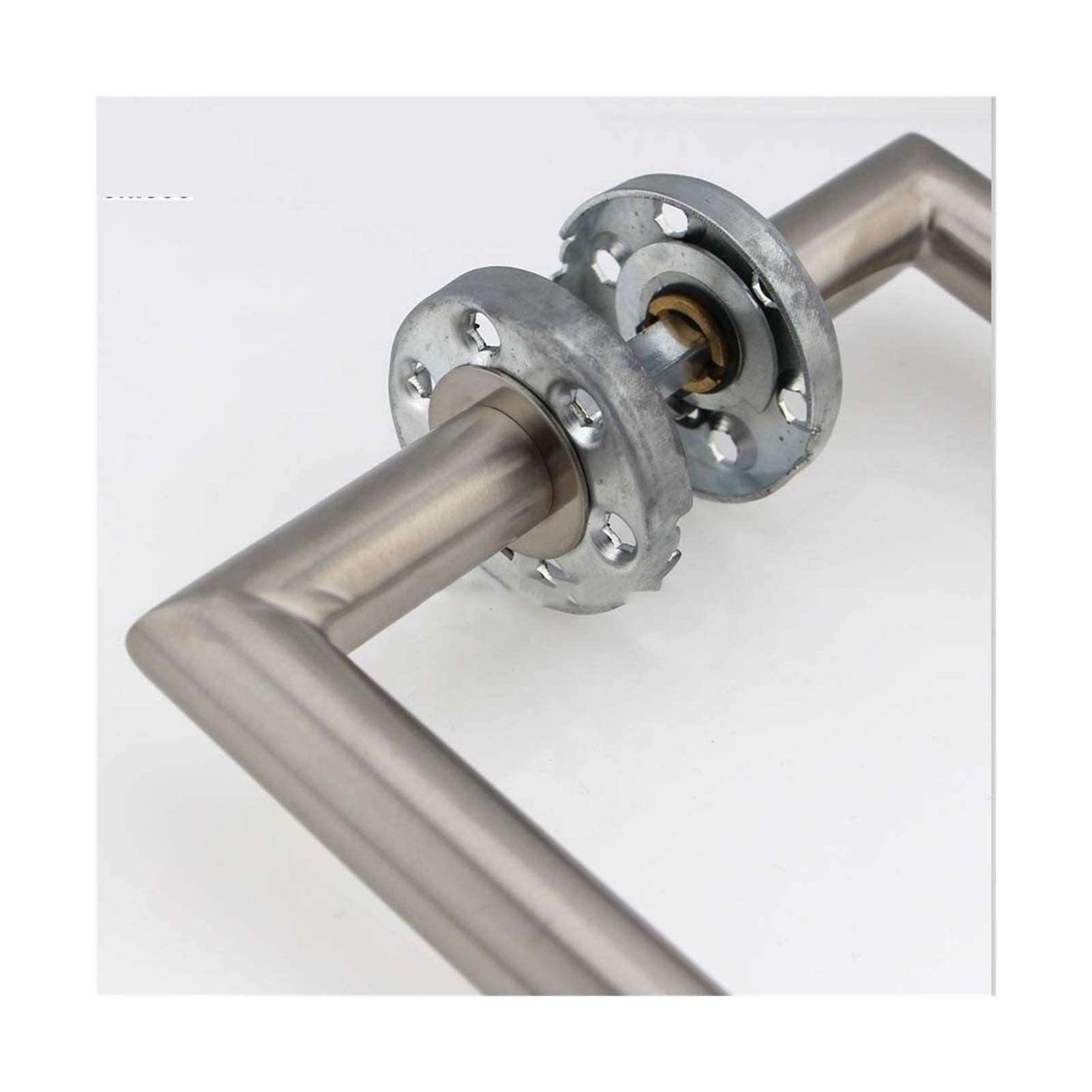 WSZMD Closet Passage Door Locks Modern Stainless Steel Entry Door Lever Handles,Right Angle Tubehandle,Door Handle，Stainless Steel Door Lever 6