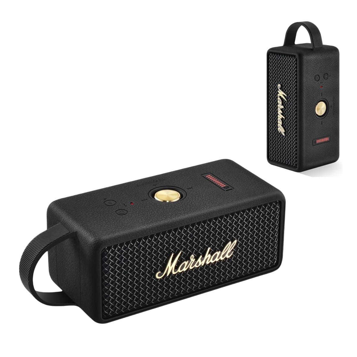 Speaker Case Cover for Marshall Emberton III Portable Bluetooth Speaker Case， 3Colors Available，for Mountaineering Hiking Outdoor Travel Compatible with Marshall Emberton III Case (Black) 1