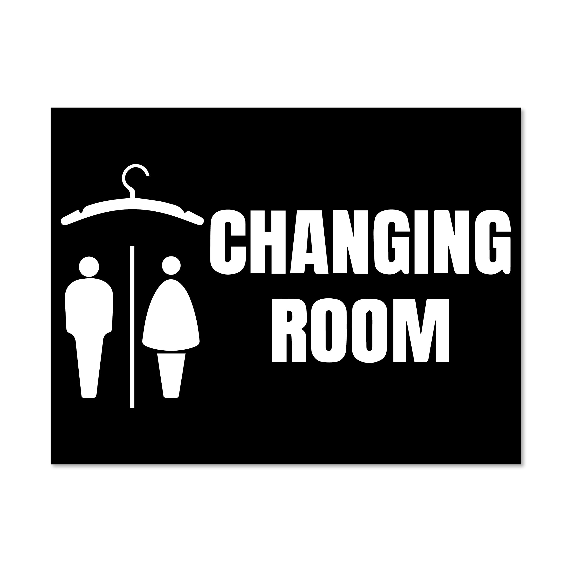SIGN EVER Dress Changing Room Sign Board For Auditorium Shops Beauty Parlour Company Office Restaurant Hotel Shopping Mall Commercial Signage Boards School Collage Club L x H 22.00 Cm 16.00 Cm 1