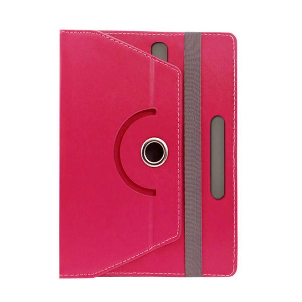 Fastway Rotating Leather Flip Case for Acer Iconia Tab 8 W W1-810 32 GB 8 inch with Wi-Fi Only Tablet Cover Stand Pink 3
