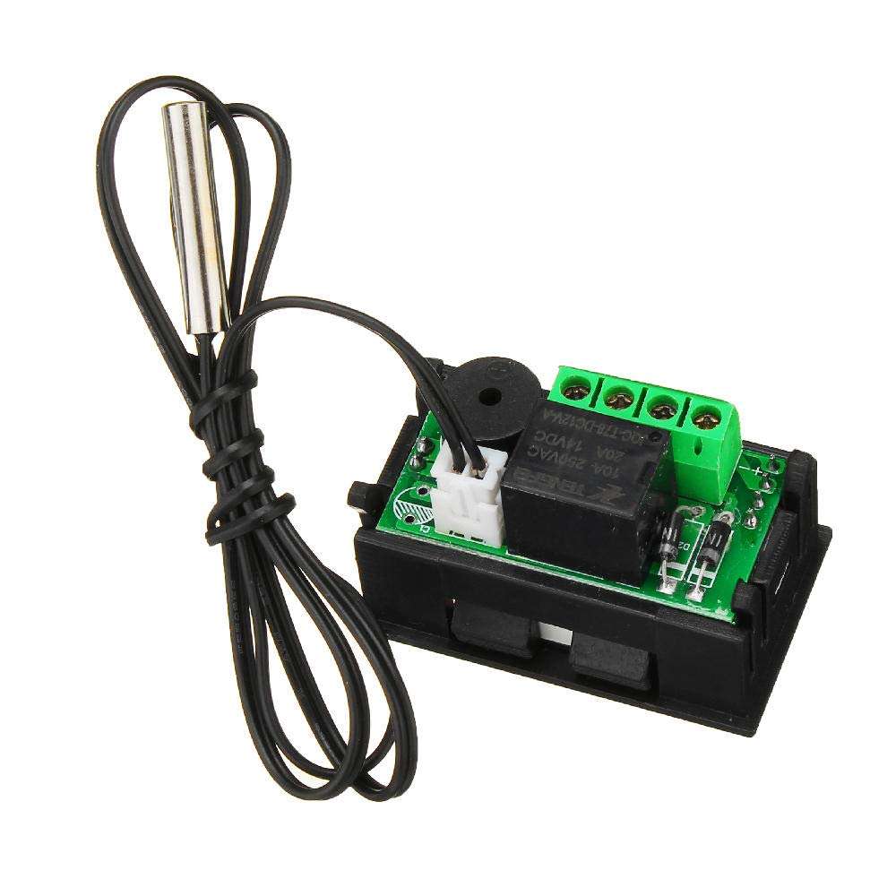 ZJYSM W2809 W1209WK DC12V Digital LED Thermostat Temperature Controller Module Impudent Temp Sensor Board with Raincoat NTC Sensor 4