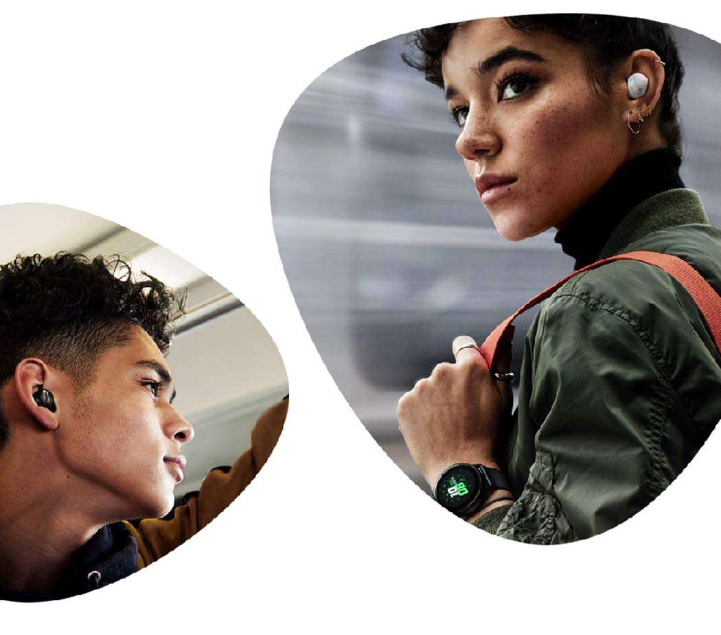 TEEMADE Replacement Eartips Earhooks Kit for Galaxy Buds 2019 Headphone,S/M/L Size Included Silicone Earbud Tips & Hooks,Fit for Galaxy Buds SM-R170 Headphone 12 pcs White 5