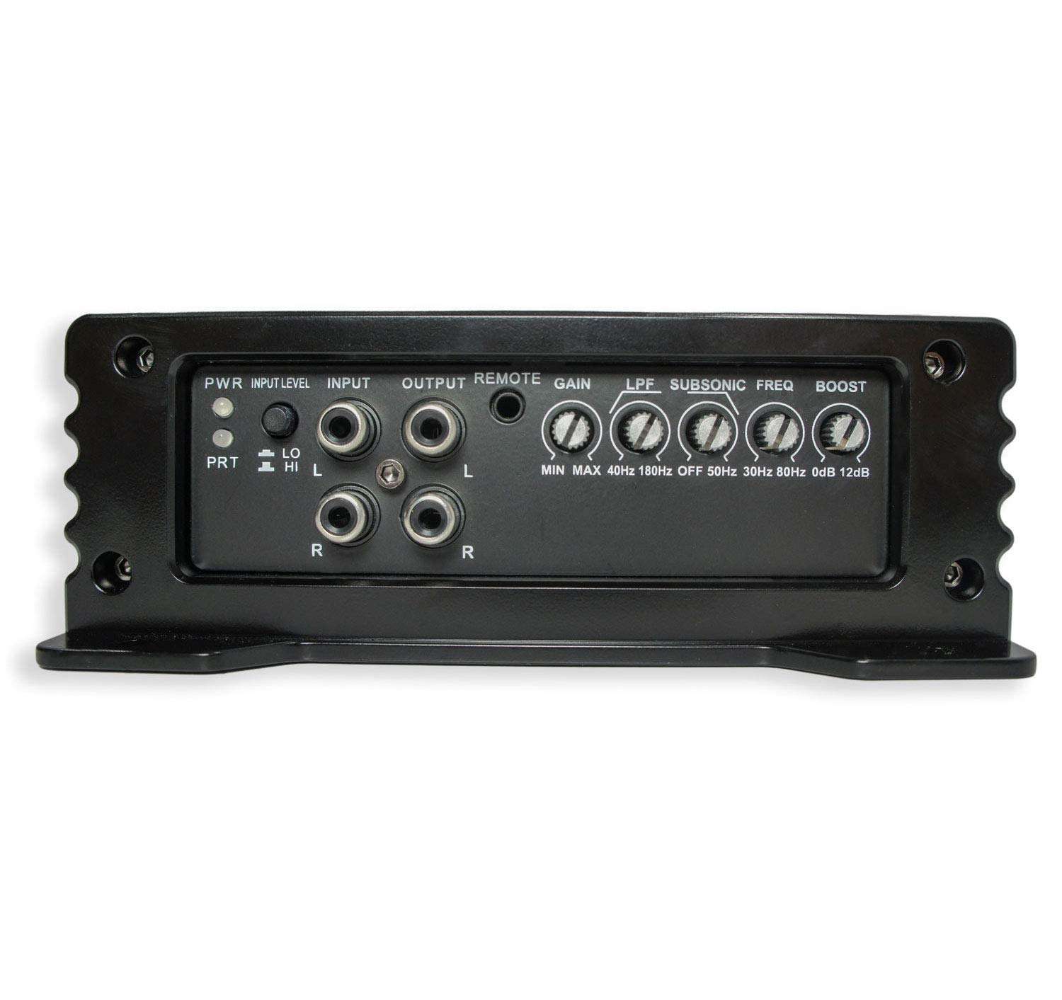 Compatible with 2009-2020 Ford F-150 Super Crew Truck Kicker Bundle CompVT CVT12 Dual 12" Rhino Coated Sub Box Enclosure & Harmony HA-A800.1 Amp 6