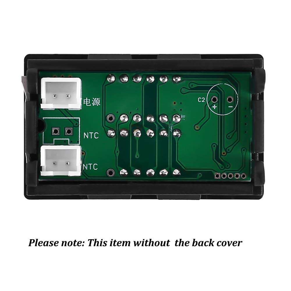 Temperature Gauge Sensor for Car, Icstation DC 4-28V Digital Temperature Meter with NTC Waterproof Probe -50~125℃ Digital Thermometer for Reptile Tank Thermostat Regulator for Vehicle 4