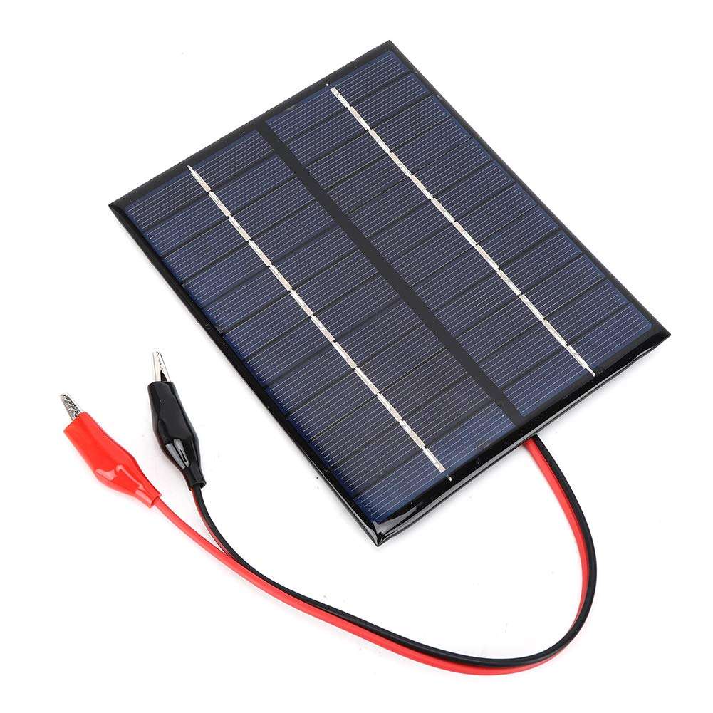 Solar Panel 2W 12V Polycrystalline Silicon DIY Portable High Efficiency Solar Module with Clip for Outdoor Emergency Charging 1