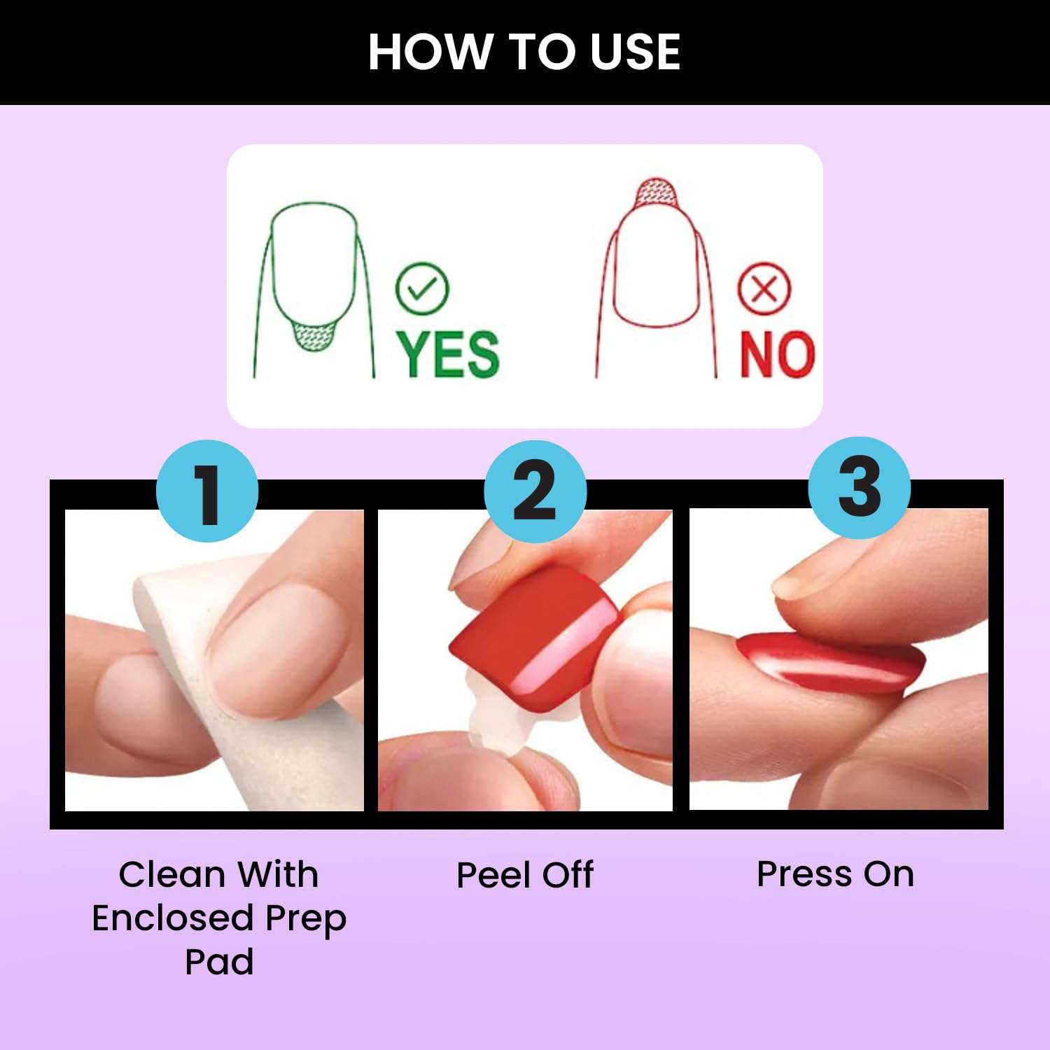 FACES CANADA Ultime Pro Splash Instant Manicure - Paprika | 16 Pcs Press On Nail Extensions | Artificial Fake Nail Set | Long lasting and Durable | Lightweight & Comfortable 6