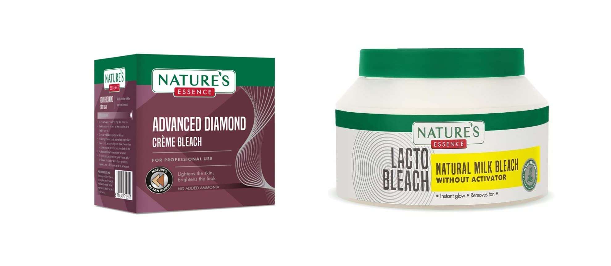 Diamond Bleach 500gm & Lacto Bleach 500ml for Brightening Skin 1