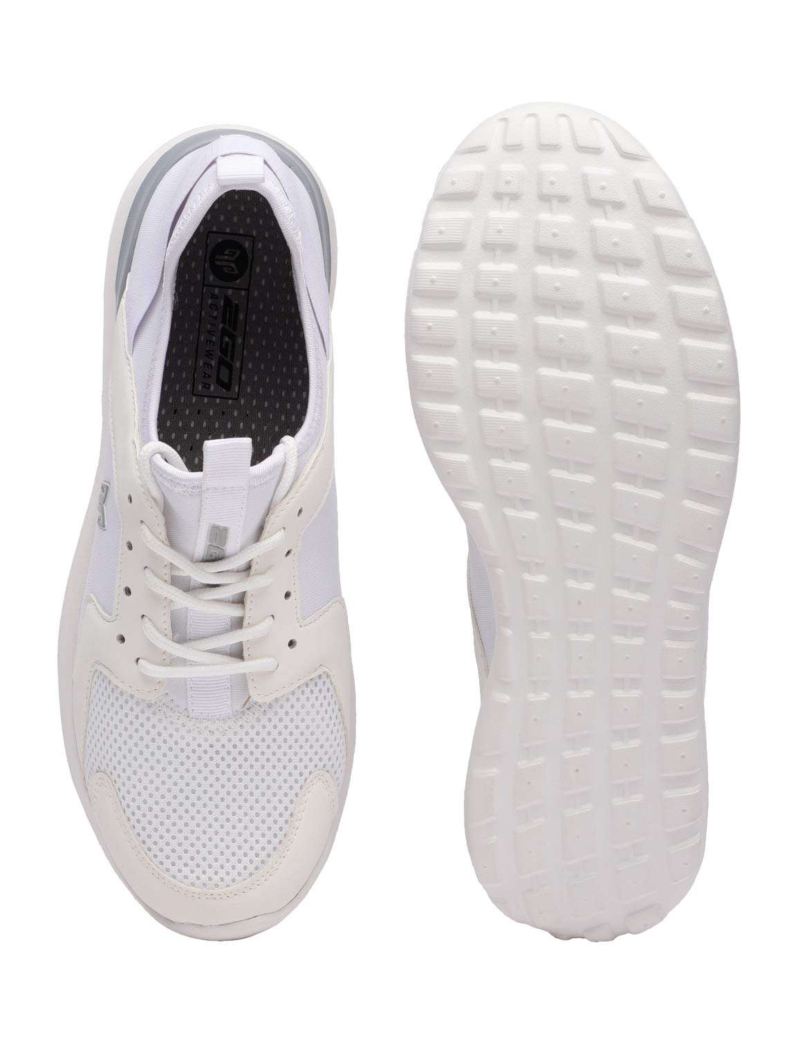 2GO Men's White Indoor Multisport Court Shoes - 11 UK/India (45 EU) (EL-GFW028-S9white) 5