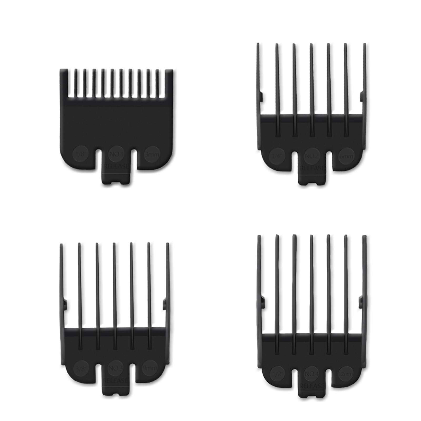 4 Pcs Comb Guides for Lanvier Professional Hair Clippers - For Replacement 1