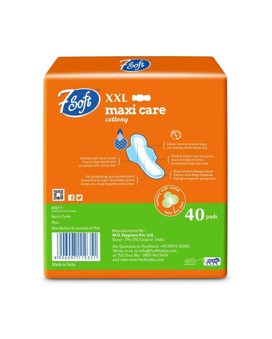 7 Soft Maxi Care Cottony XXL Sanitary Pad 5