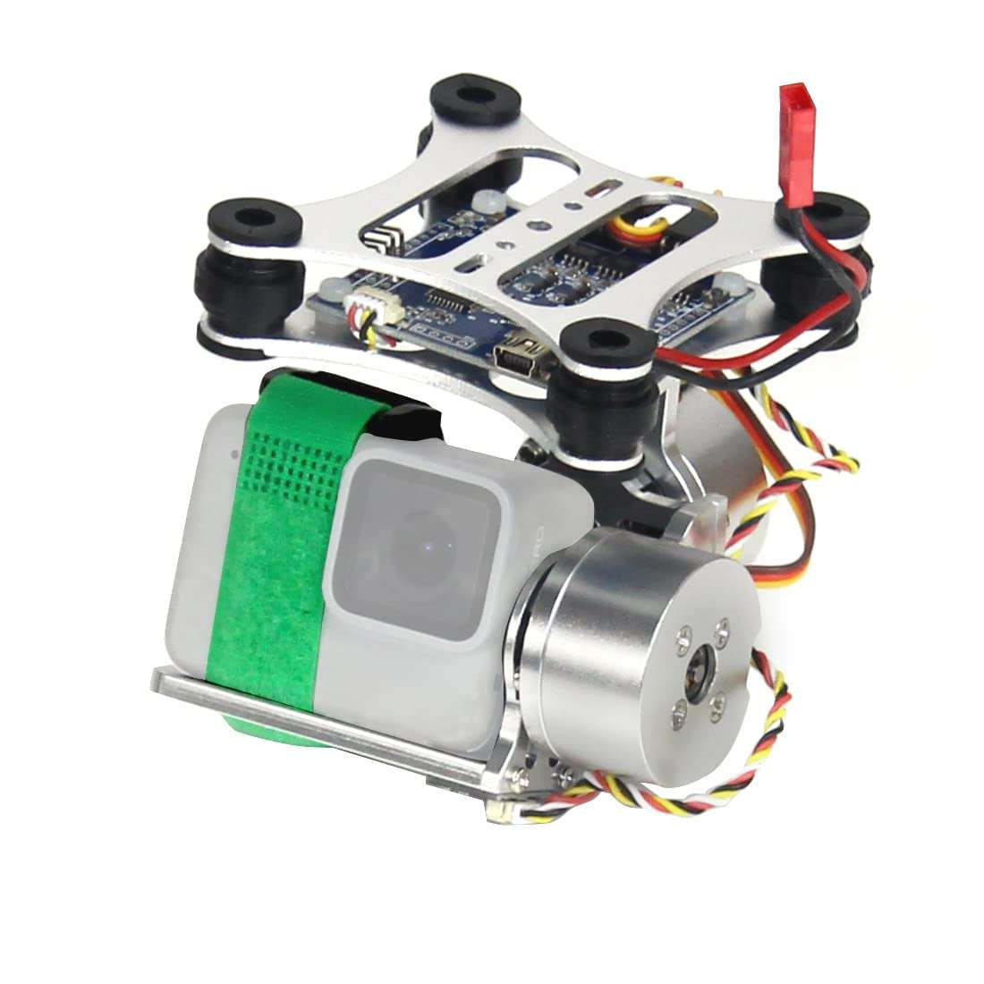 FEICHAO 2-axis Gimbal Mount Brushless Motor Direct Drive Compatible with GoPro 3 4 5 6 7 8 Action Camera 6