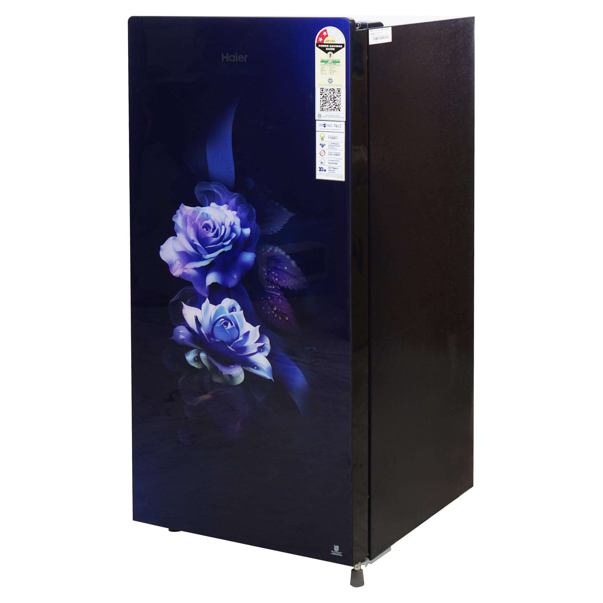 Haier 185 L 2 Star Direct Cool Single Door Refrigerator (HRD-2062CMDG-N,Marine Dime Glass Finish 2024 Model), Purple 4