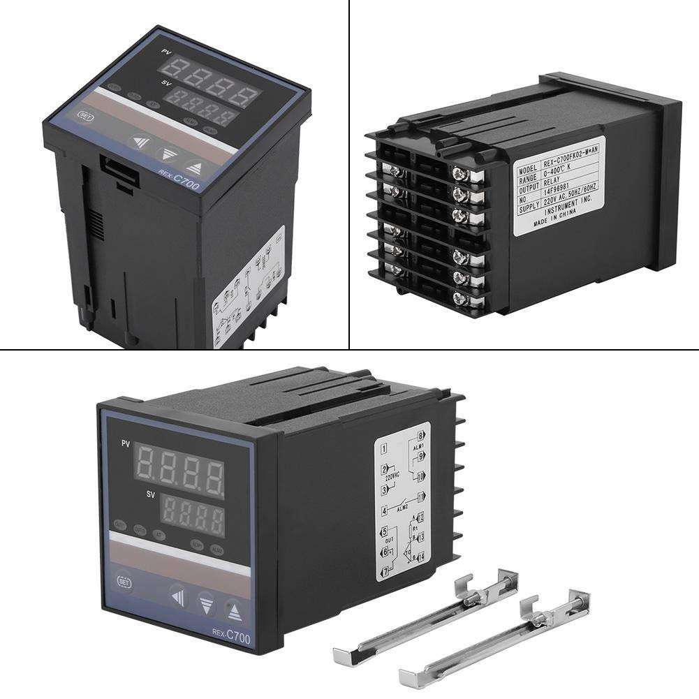 Digital Temperature Controller PID Temperature Controller Thermocouple Input for Electric Power,Chemical Industry, Injection Molding 6