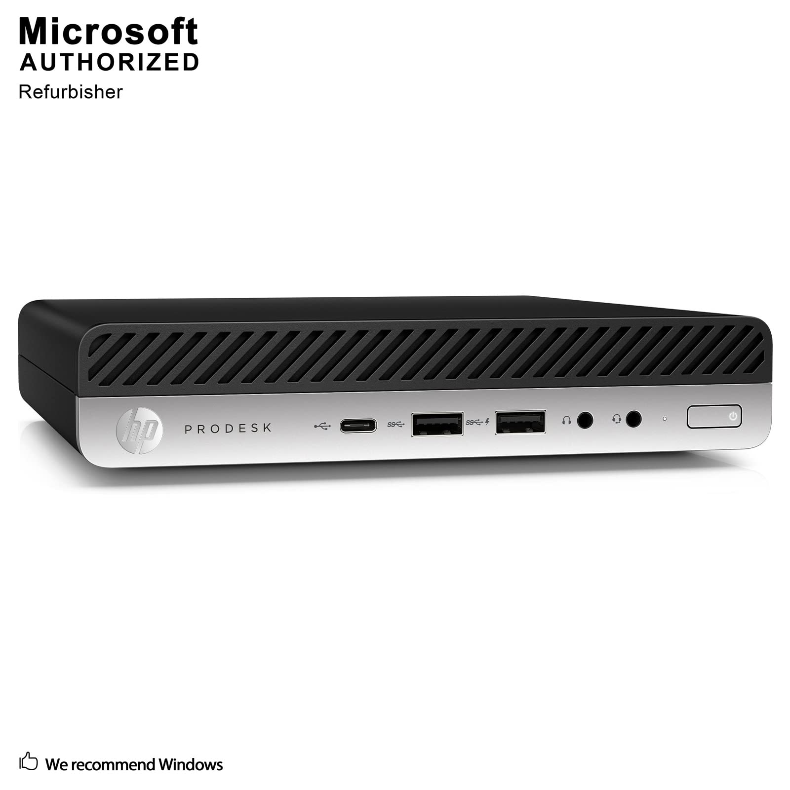 HP ProDesk 600 G3 Mini PC Desktop Intel Core i5-6500T (Quad Core) 16GB RAM 256GB PCIe Solid State Drive USB-C Windows 10 Professional (Renewed) 2