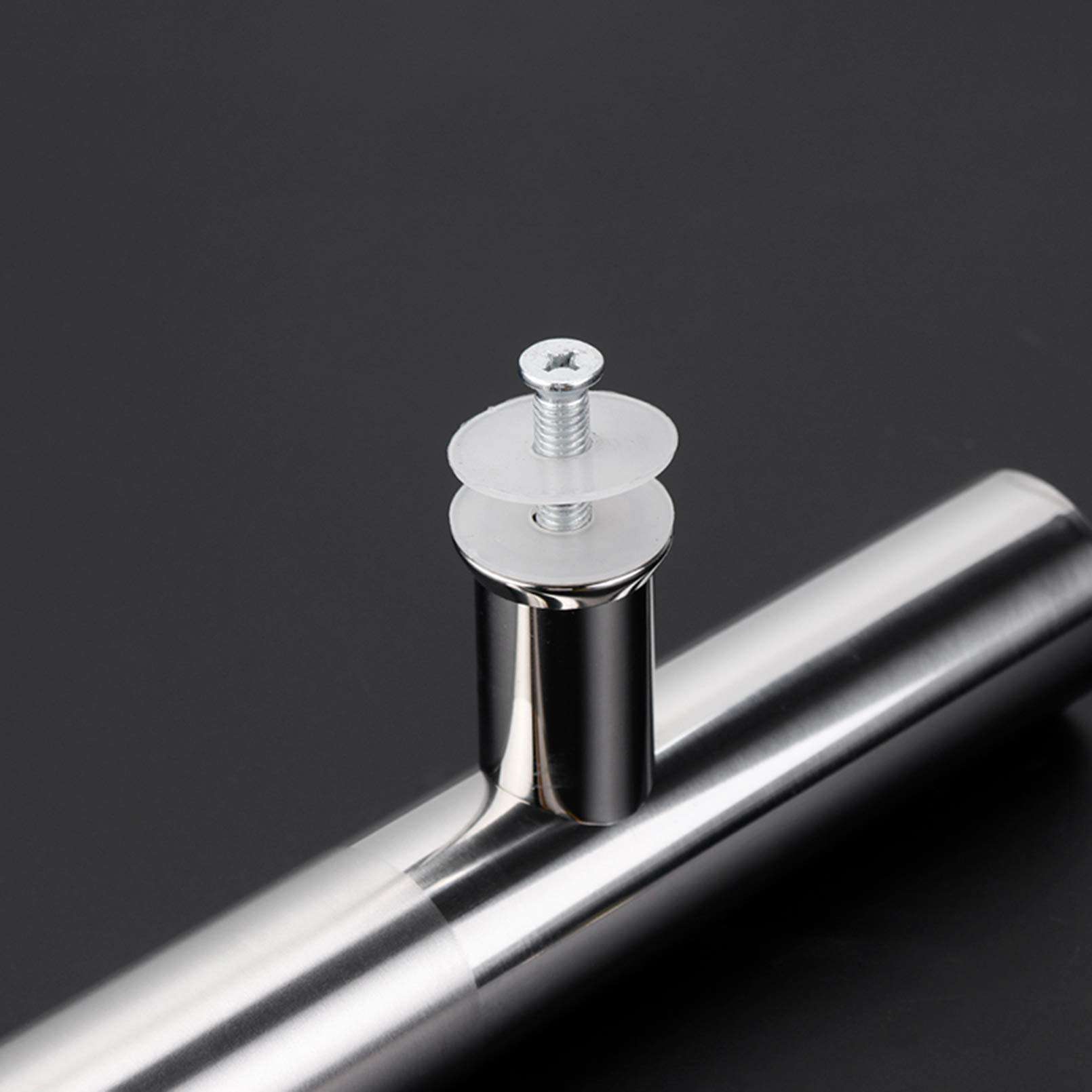 NIANXINN Stainless Steel Glass Door Handles,T Bar Sliding Barn Door Handle,Heavy Duty Two Sides Glass Shed Door Pull Home Office Bathroom Shower Sliding Door Handle Hardware(Hole Center 360mm) 5