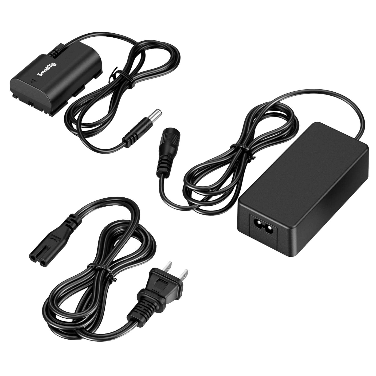 SmallRig LP-E6NH Dummy Battery Power Supply Adapter Kit for Canon R6 Mark III/II, R5, R5 C, R6, R7, R, 5D Mark II/III/IV, 6D, 6DMark II, 7D, 7DMark II, 60D, 60Da, 70D, 80D, 90D, XC10, XC15 Cameras 1
