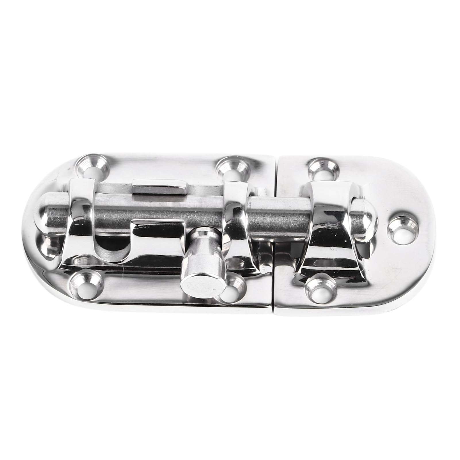 Aladeno Door Security Slide Latch Lock Door Barrel Bolt Latch Set 316 Stainless Steel Sliding Latch Lock Heavy Duty Slide Bolt Gate Latch for Window Small Cabinet Doors 90x38mm