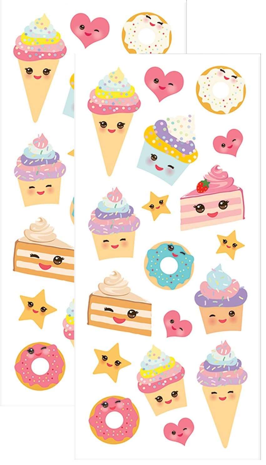 Playhouse Kawaii Kitchen Strawberry Scented Scratch & Sniff Sticker Sheets - 1 Pack 1
