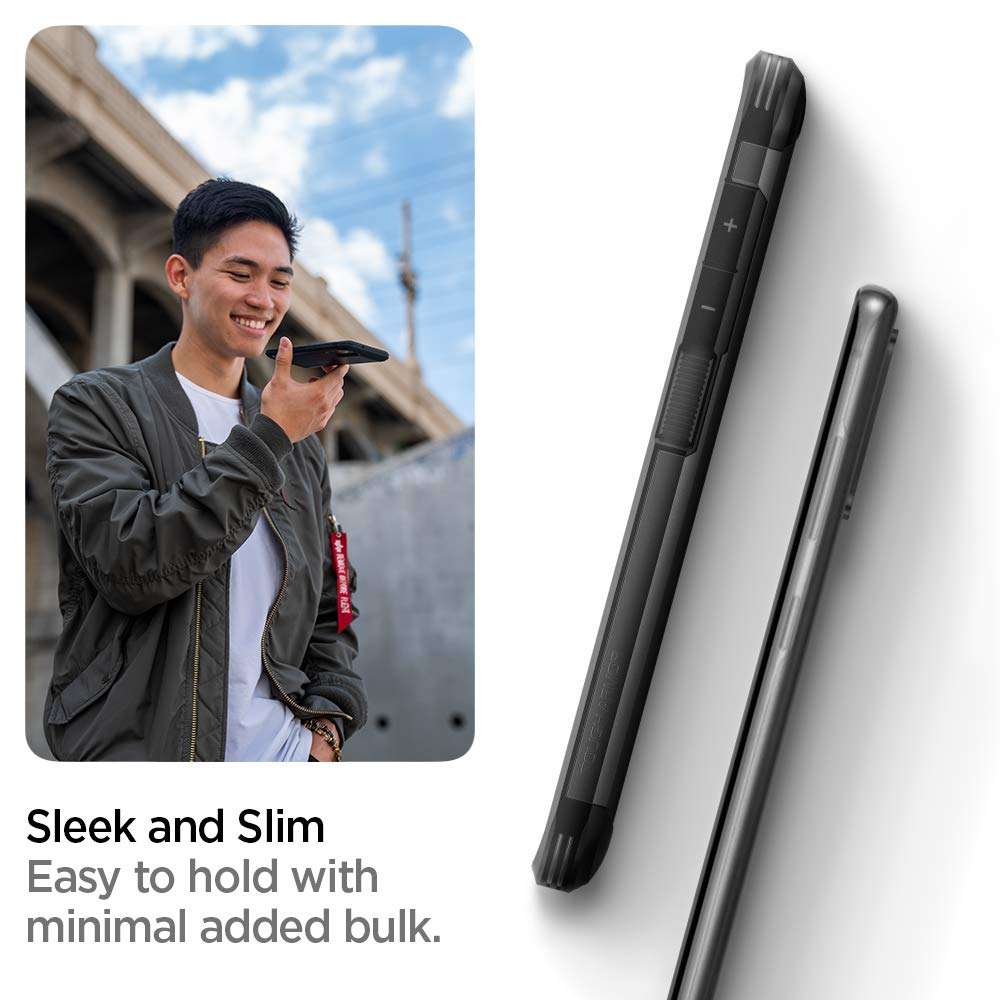 Spigen Tough Armor [Extreme Protection Tech] Designed for Samsung Galaxy S20 Case/Galaxy S20 5G Case (2020) - Black 5