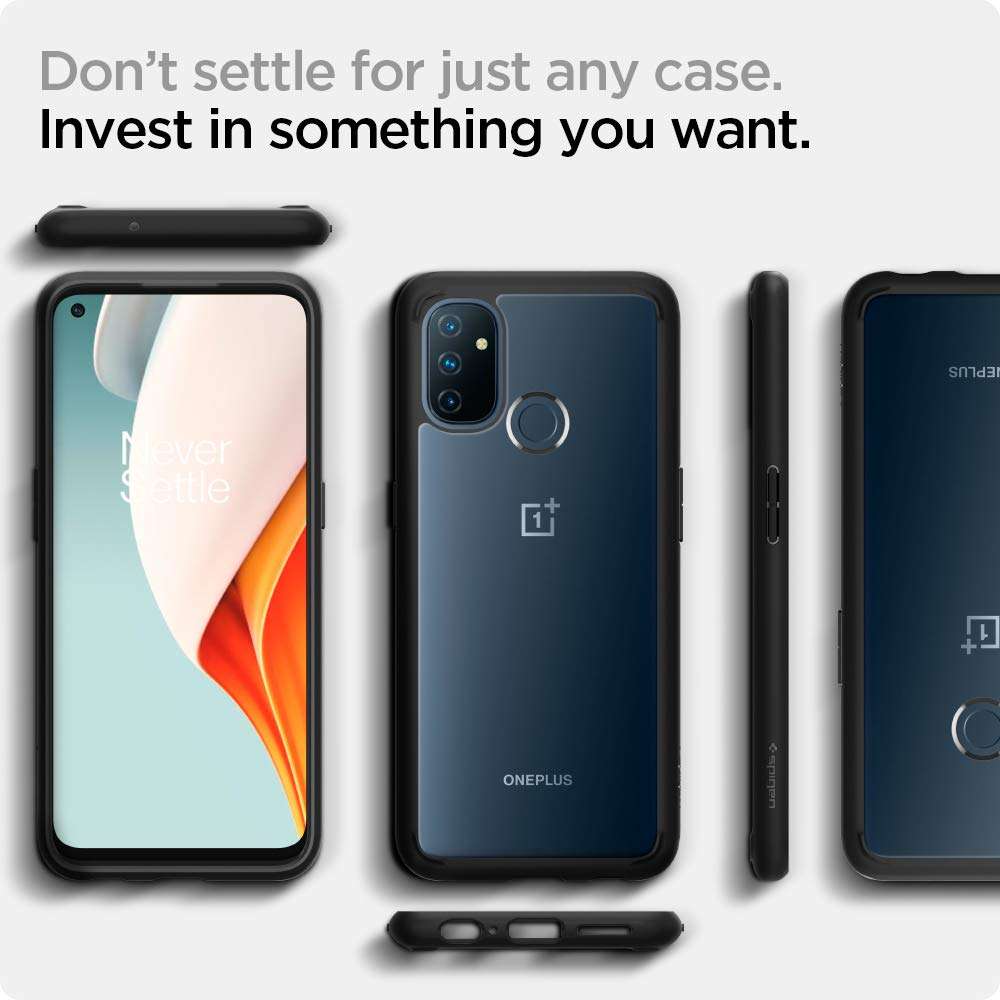 Spigen Ultra Hybrid Designed for OnePlus Nord N100 Case (2020) - Matte Black 6