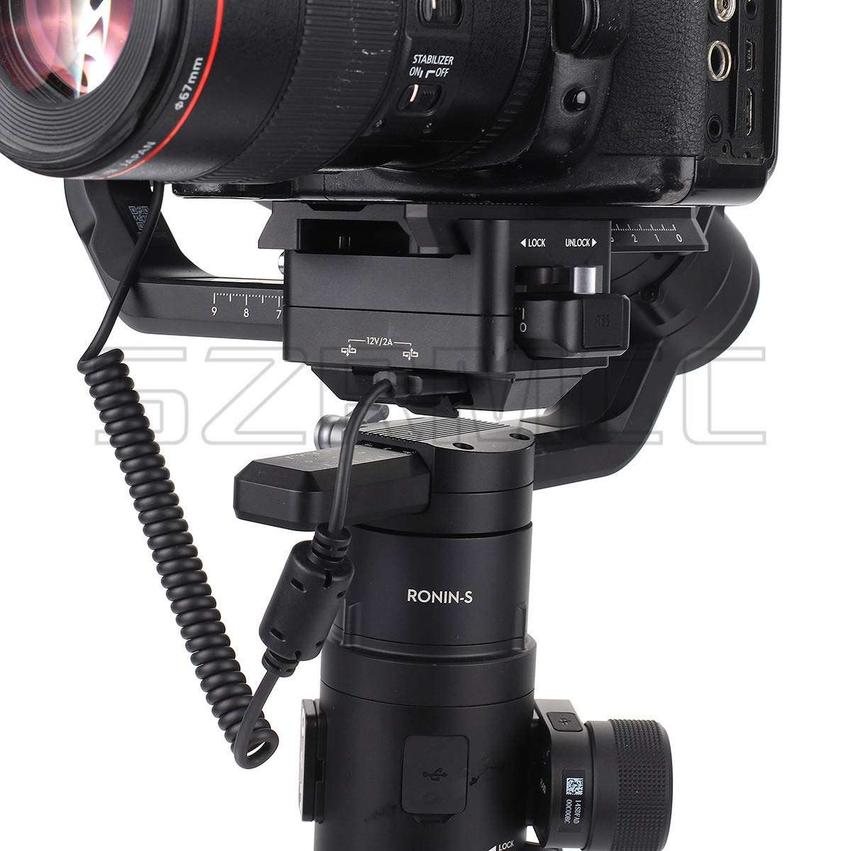 SZRMCC Battery Adapter Cables for DJI Ronin-S Gimbal DC 12V Outport to NP-FZ100 DC Coupler Dummy Battery for Sony A9 A7III A7RIII A7RIV Camera 5