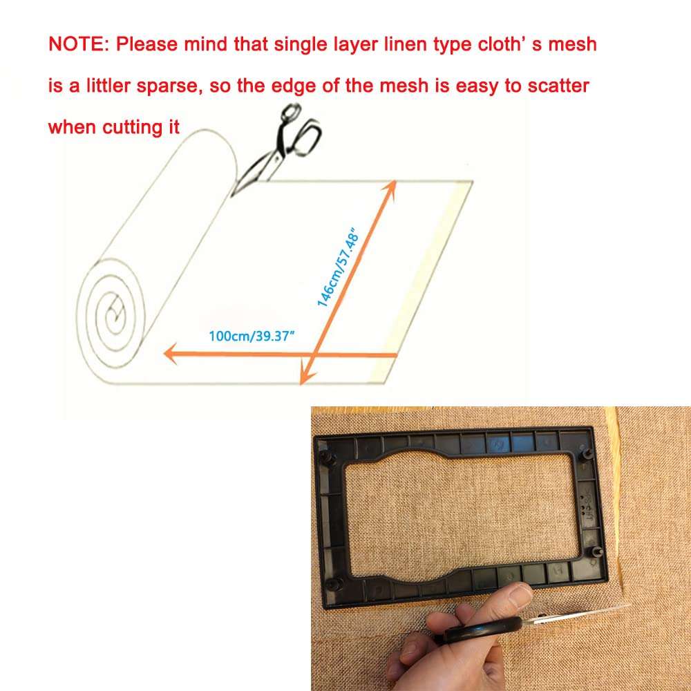 Flushbay Speaker Grill Cloth Linen Single Layer Speaker Fabric Protective Dustproof Mesh Cloth Stereo Fabric Replacement for Home Stage Speakers, Media Cabinet, KTV Box(100 * 146cm-Grey) 6