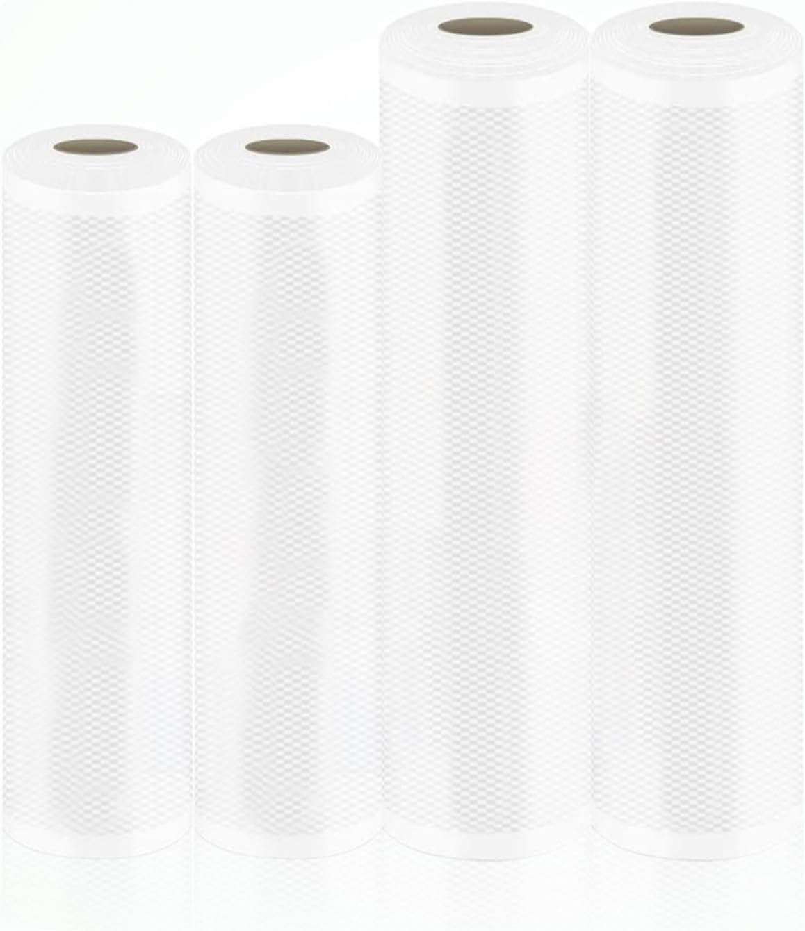 Vacuum Sealer Rolls Bags - 8.6 * 16.4" (2 Pack) and 11 * 16.4" (2 Pack)