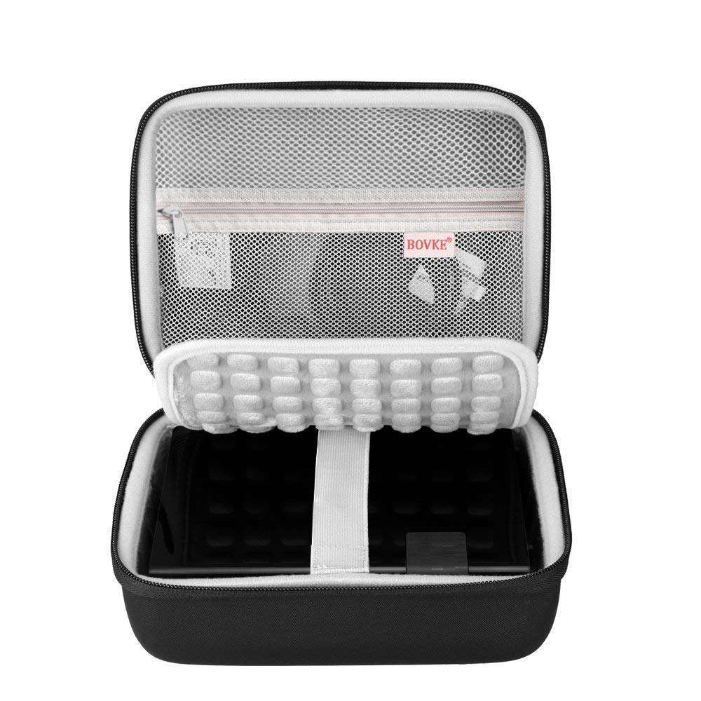 BOVKE Hard Drive Case for WD Elements My Book Seagate Expansion Desktop External Hard Drive HDD 6TB 8TB 10TB 12TB 14TB 16TB 18TB, 3.5 Inch Portable Desktop HDD Carrying Case, Black 1