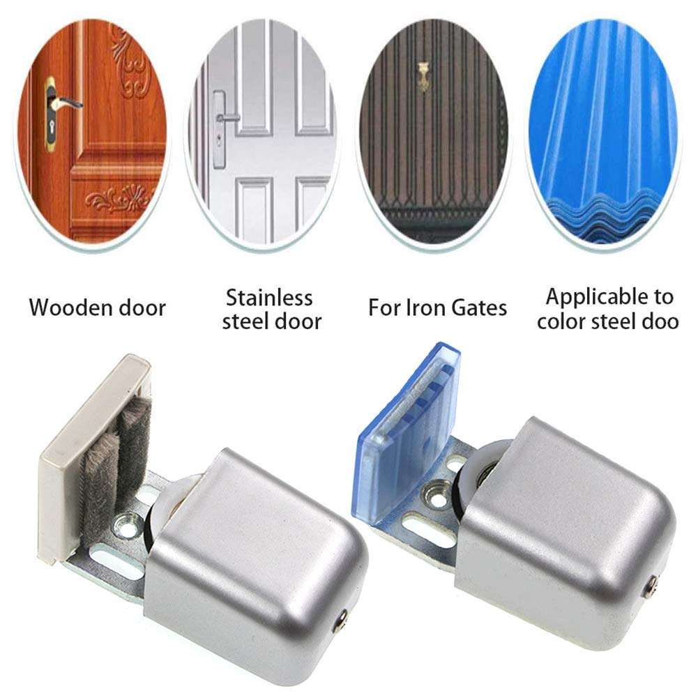 Sliding Door Track,Door Floor Guide,Sliding Barn Door,Door Track,Automatic Door Accessories,Adjustable Floor Guide Wall,Bottom Floor Guide for Sliding Barn Door Hardware,Steel 5
