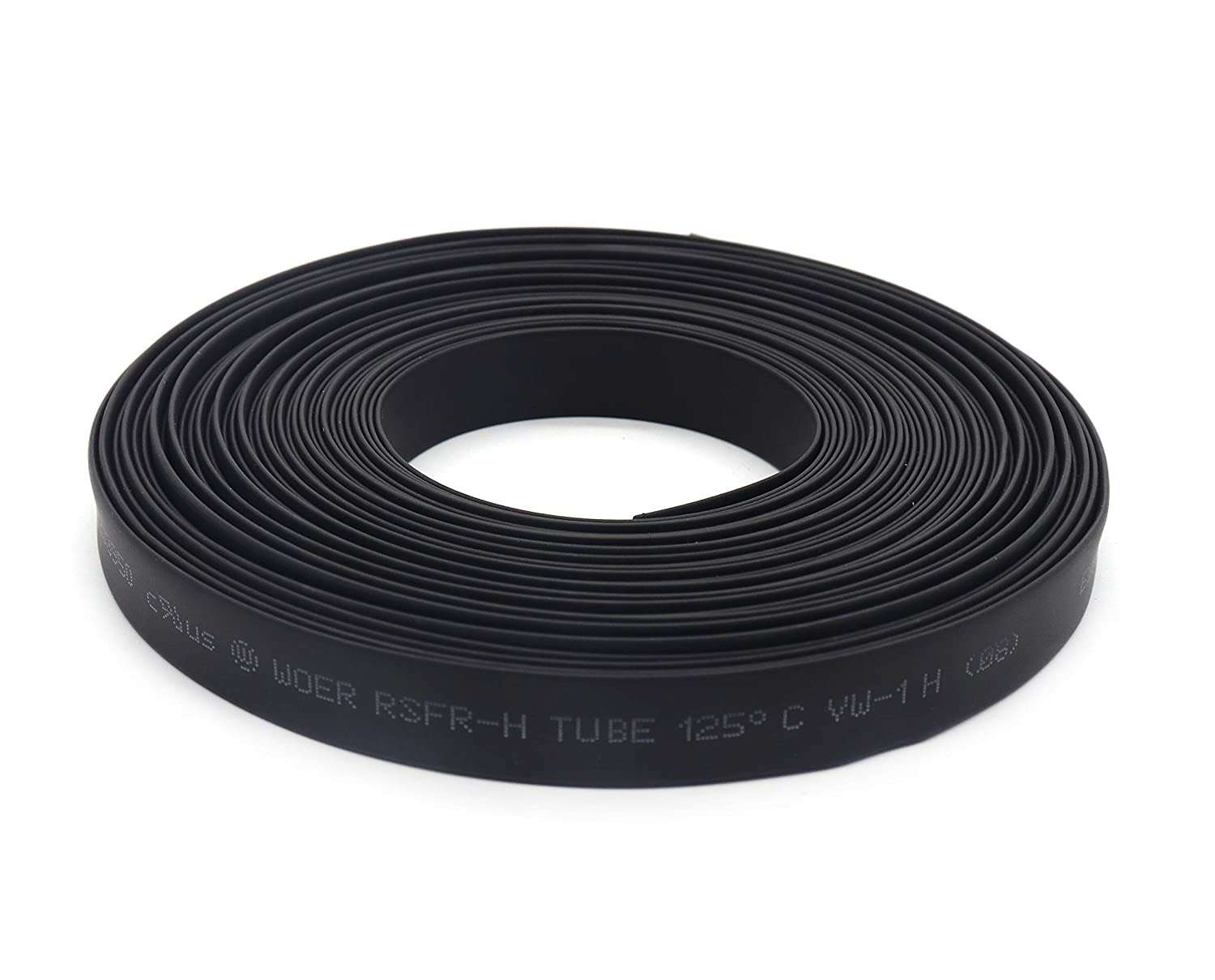 Electronic Spices 8mm Heatshrink Tube Wrap Wire Cable 2meter Heatshrink Tube Black Heat Shrink Sleeve (8MM, Polyolefin)