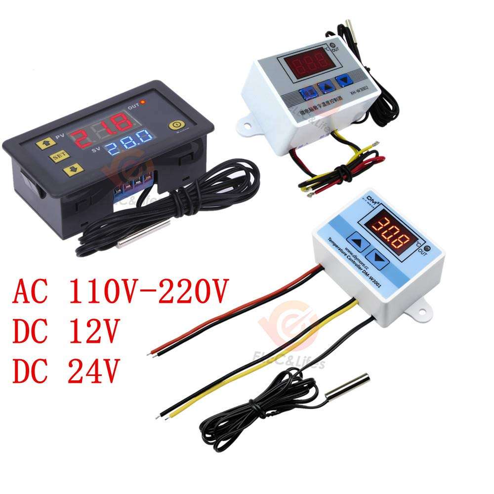 XH-W3001 W3002 W3230 Digital Temperature Controller Thermostat Freezer Temperature Meter Control Switch W3001 Thermoregulator Transformer Version 2
