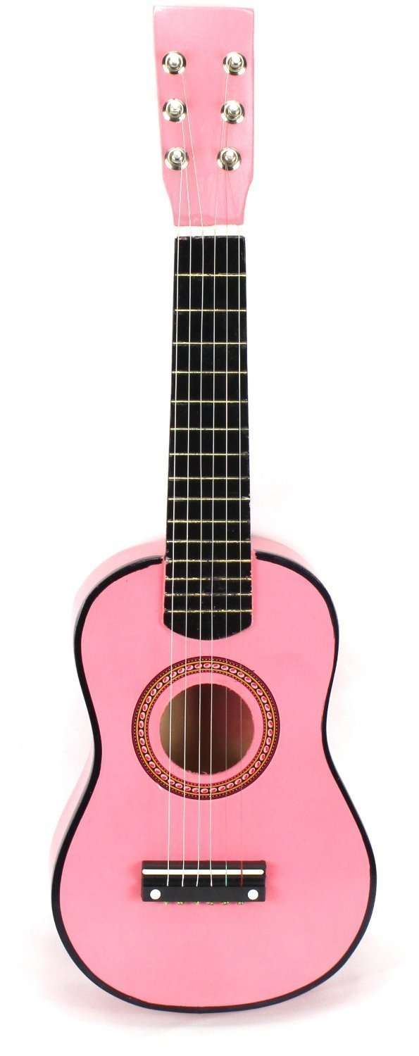 DirectlyCheap 6 String Acoustic Guitar, Pink (000-BT-GA2300-PK) 2