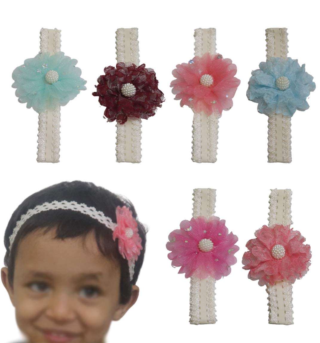 Kids Girl Baby Hairband Toddler Lace Flower Head Band Accessories Headwear 1
