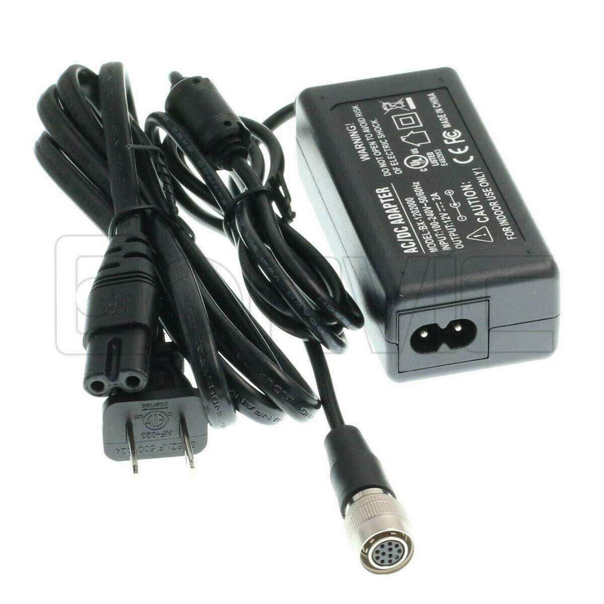 Eonvic Hirose 12 pin HRS Female 12V 2A Power Adapter for Basler AVT GIGE Industrial Camera 2