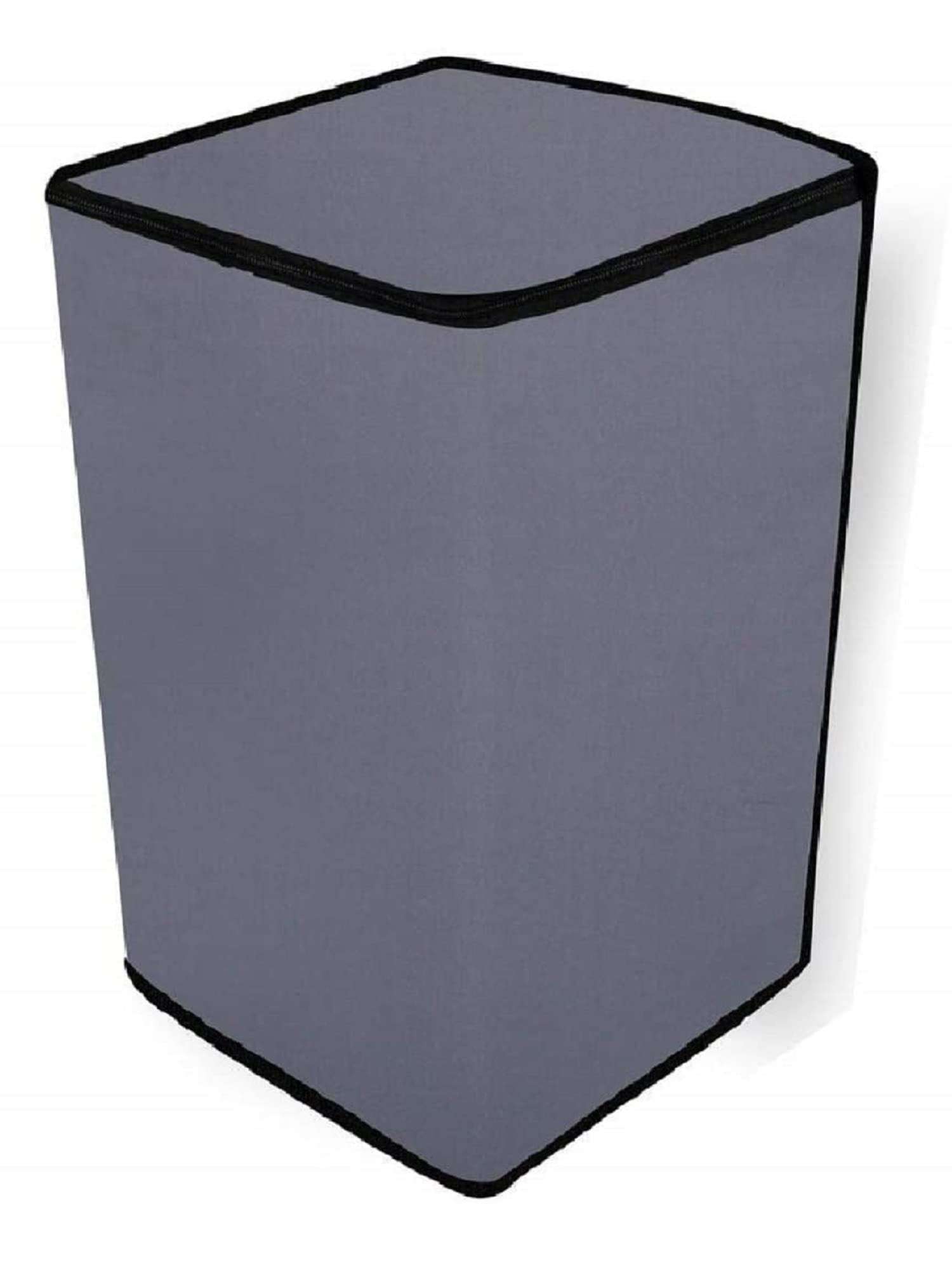 Anush Marino Waterproof & Dustproof PVC Top Loading Full Zip Clouser Washing Machine Cover for WHIRLPOOL-6KG-WHITEMAGIC Royal GENX Fully-Automatic Washing Machine with Solid Grey Colour 4