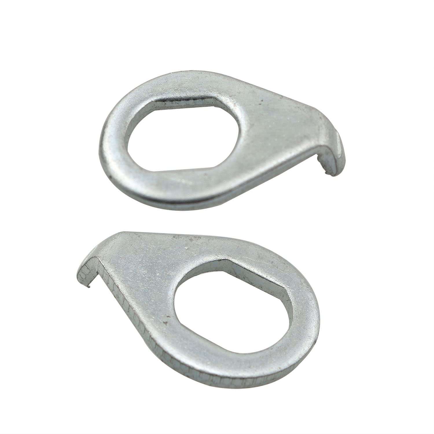 PZRT 2pcs Bike Wheel Hub Hook Washer Bicycle Hub Safety Washer Hub Retaining Clip for Front Wheel, Silver 2