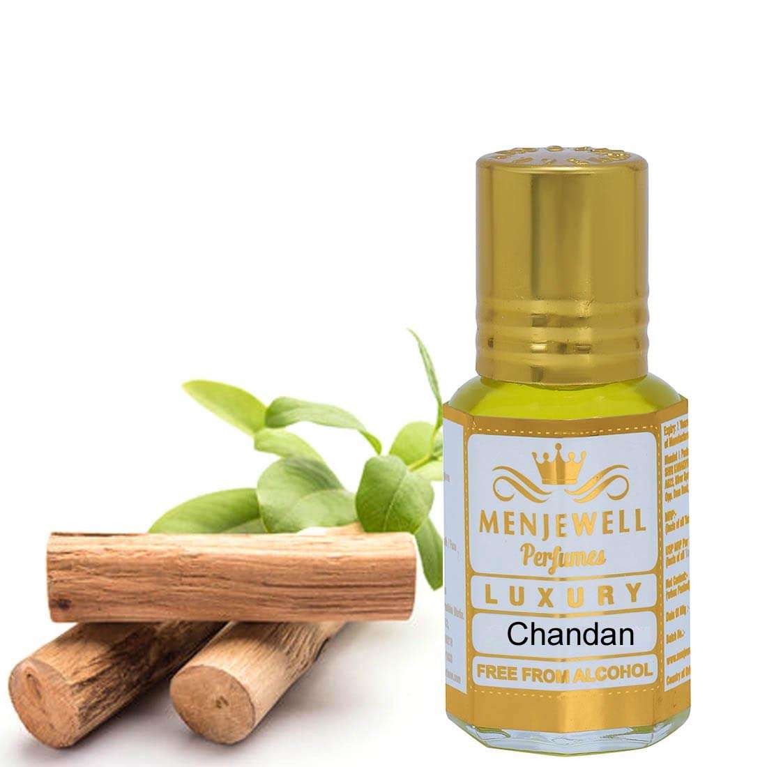 Menjewell Chandan-E-Khaas Floral Attar/Ittar/Etra Perfume For Men and Women | Non alcoholic | Best Gifting Long Lasting Luxury Scent | 3ml 2