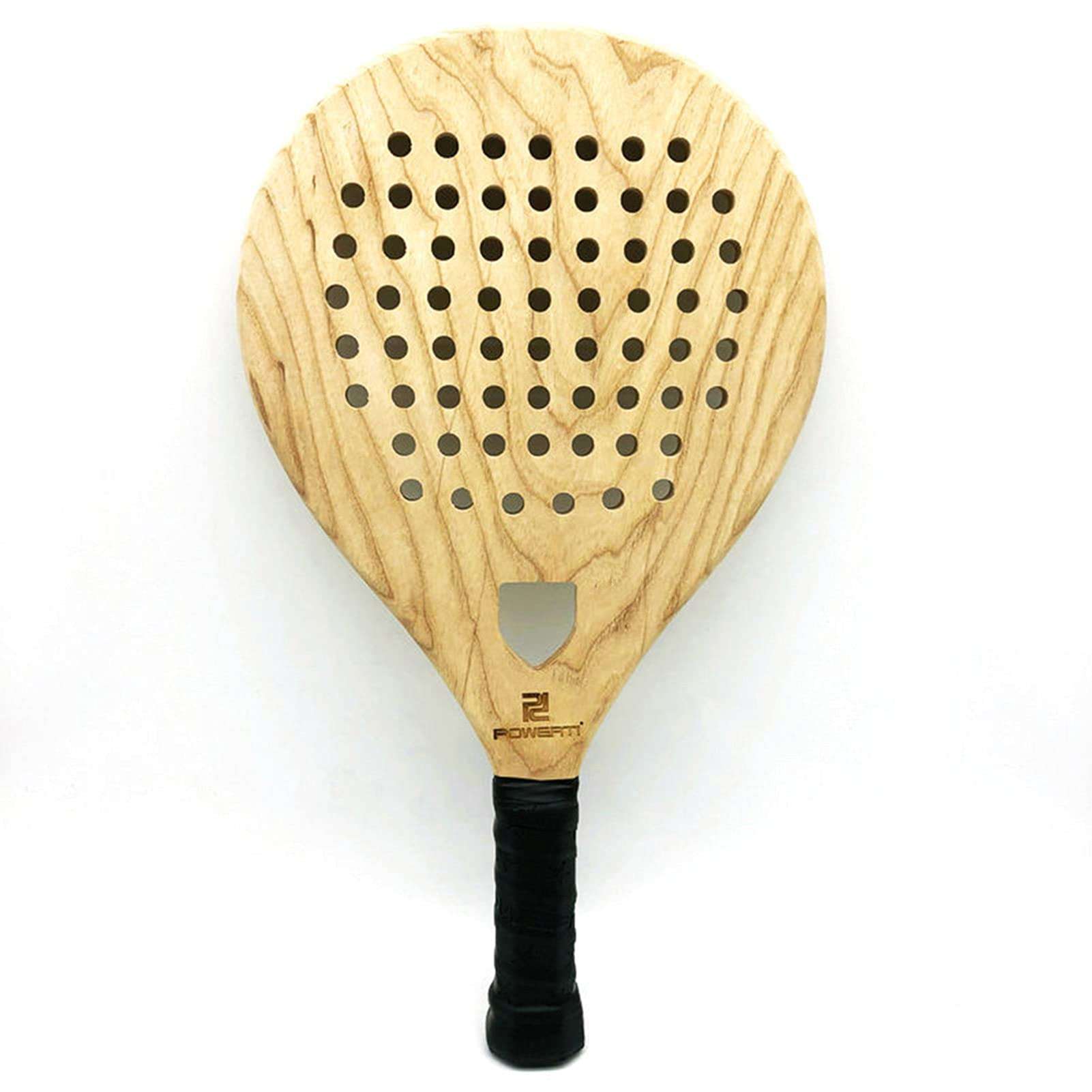 pekdi Pickleball Paddle Wood Pickleball Racket with Ergonomic Cushion Grip for Indoor and Outdoor 1