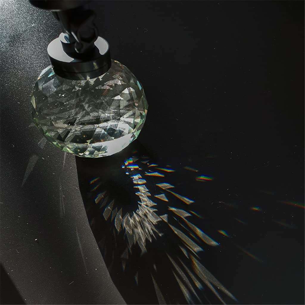 XDDCDH Photography Light Prism Ball with Mini Tripod Stand and 1/4 inch Screw Base, Optical Glass Prism Crystal Rainbow Maker 5