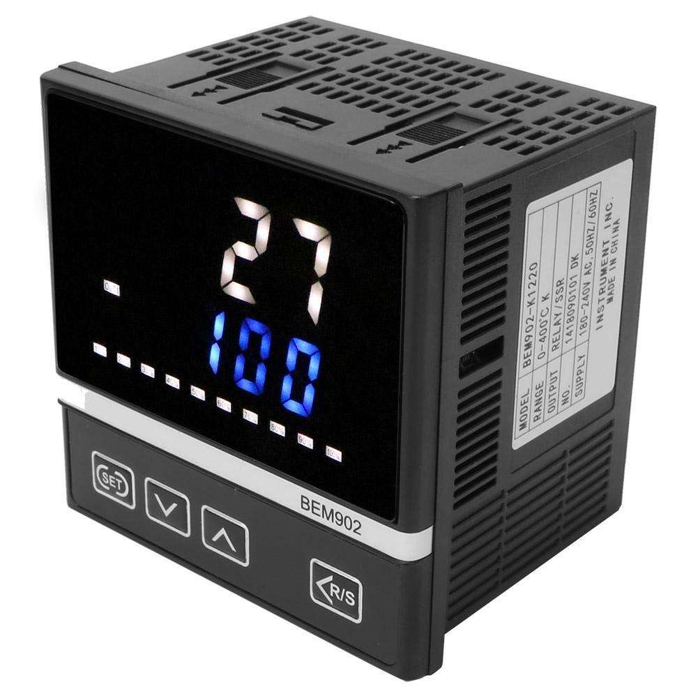 KType Temperature Controller, 80-240Vac Temperature Controller, For Heating Furnaces Ovens Industrial Boilers Furnaces 2