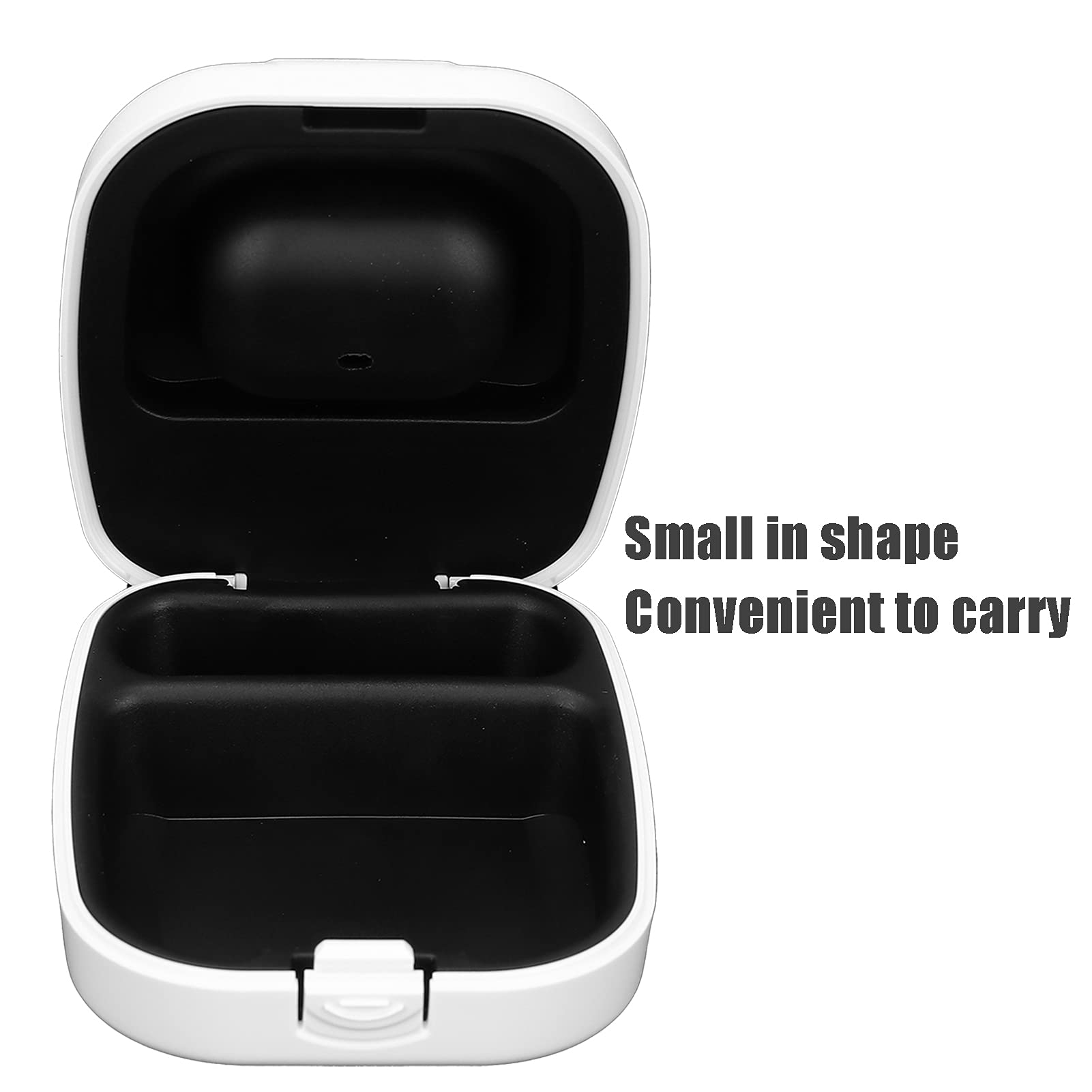 Hard Storage Box, Small ABS+Silicone White Portable Case Convenient for Protection Box for Storage 6