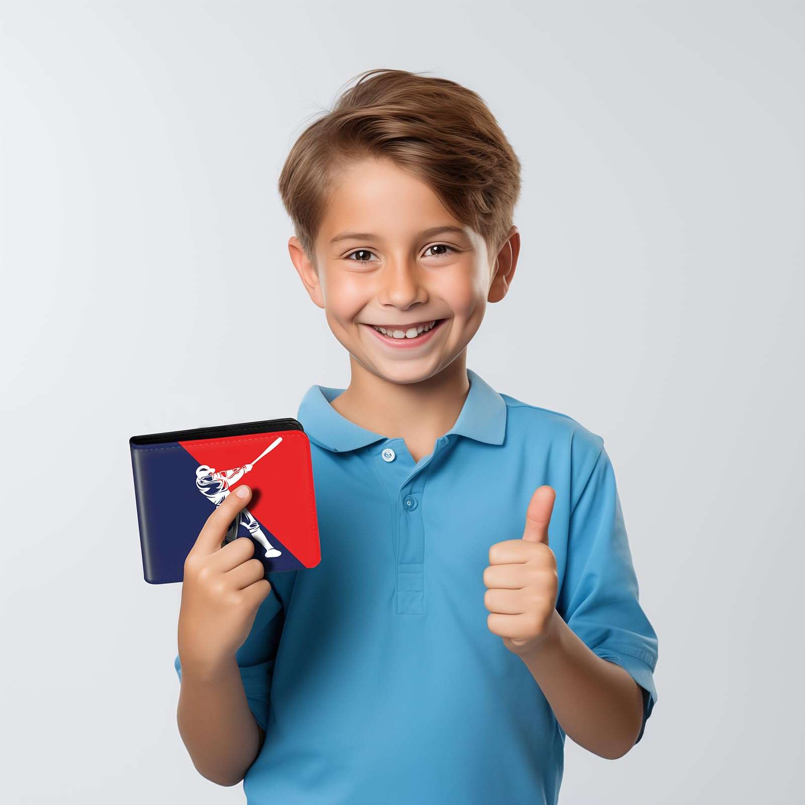 Roacap Teen Boys Wallet, Cool Wallets for Kids Son 9-12/8-10/8-12 with Card, Funny Leather Bifold Rfid Blocking Purse Coin Pocket Id Window for Men Boy Male Youth Guys 6