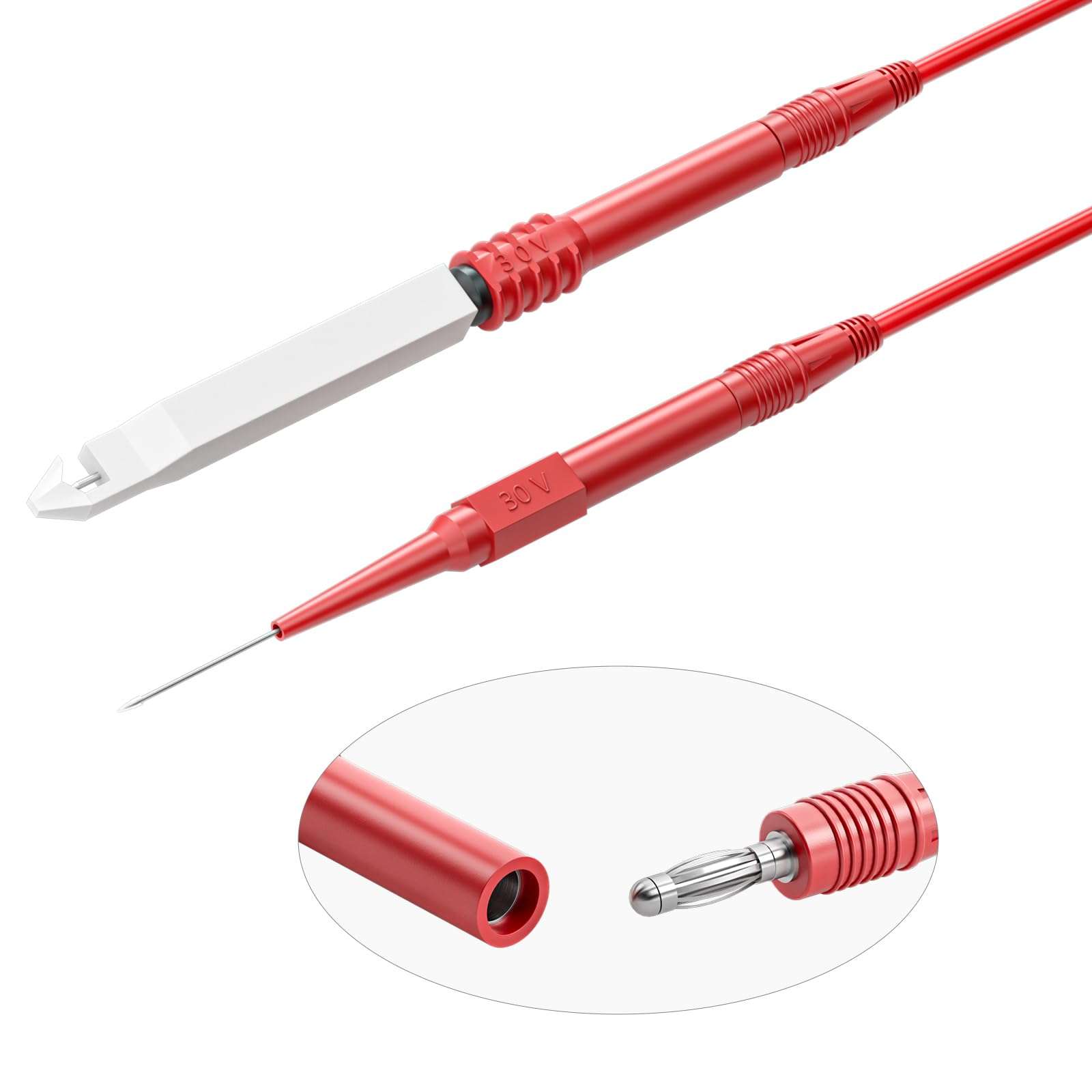 Goupchn Wire Piercing Probes Set 20PCS Insulation Back Probes Non-Destructive Pin for Automotive Diagnostic Car Repairing Electrical Testing 3