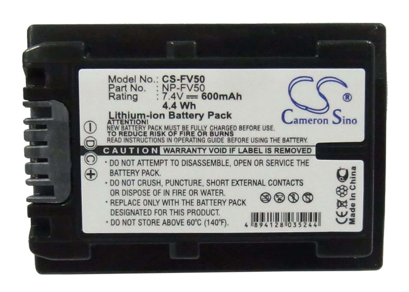 VINTRONS Replacement Battery for Sony HDR-CX260VE, HDR-CX300 5