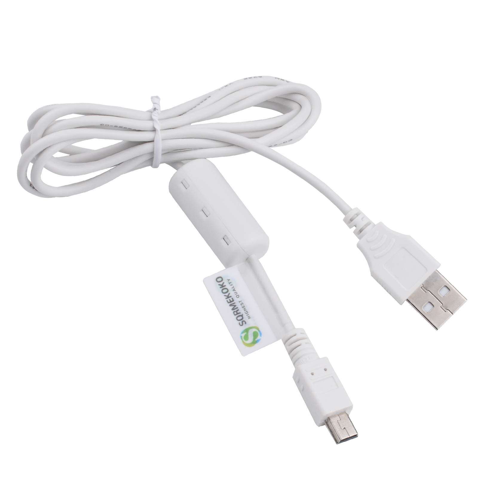 Sqrmekoko Replacement IFC-400PCU Canon Camera USB Cable Compatible with Canon PowerShot EOS DSLR Cameras & Camcorders (White/4FT) 5