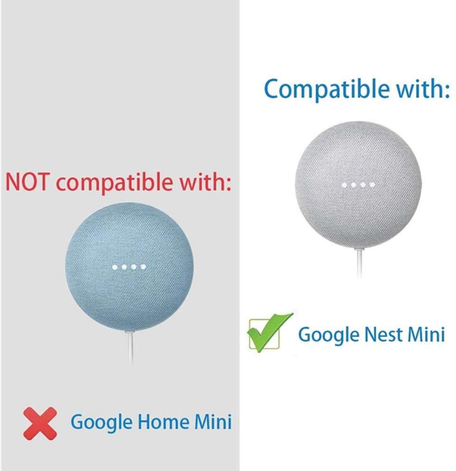 Yichuang Outlet Wall Mount Holder for Mini (2nd Gen) Perfect Cord Management for Mini Voice Assistant 4