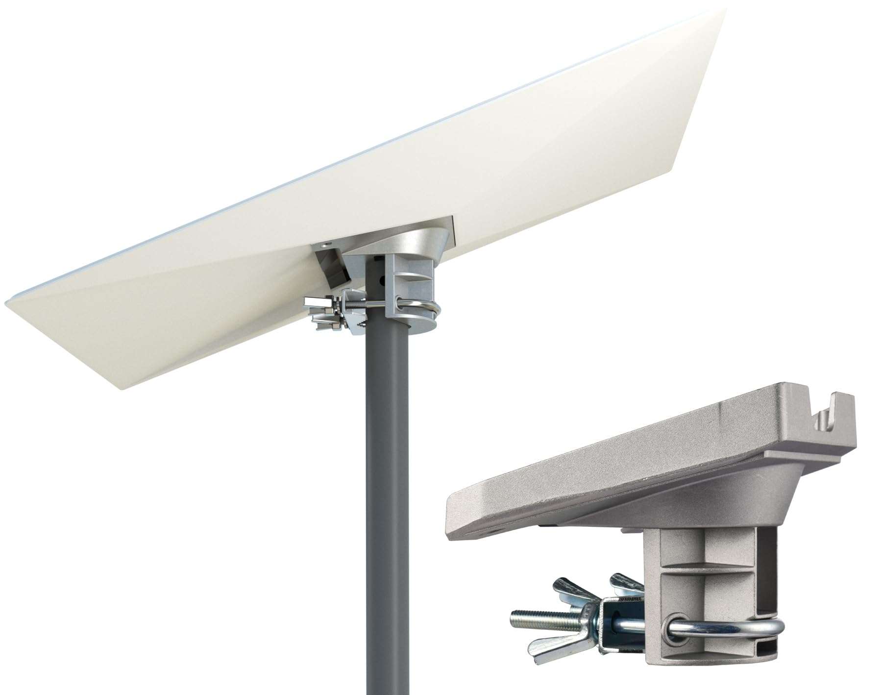 CEKAY Starlink Mounting Kit,Starlink Pipe Mount Adapter, with Starlink Mount Adapter Compatible with Gen3 / V3 Starlink Standard Dish (Adapter Included Only) 1