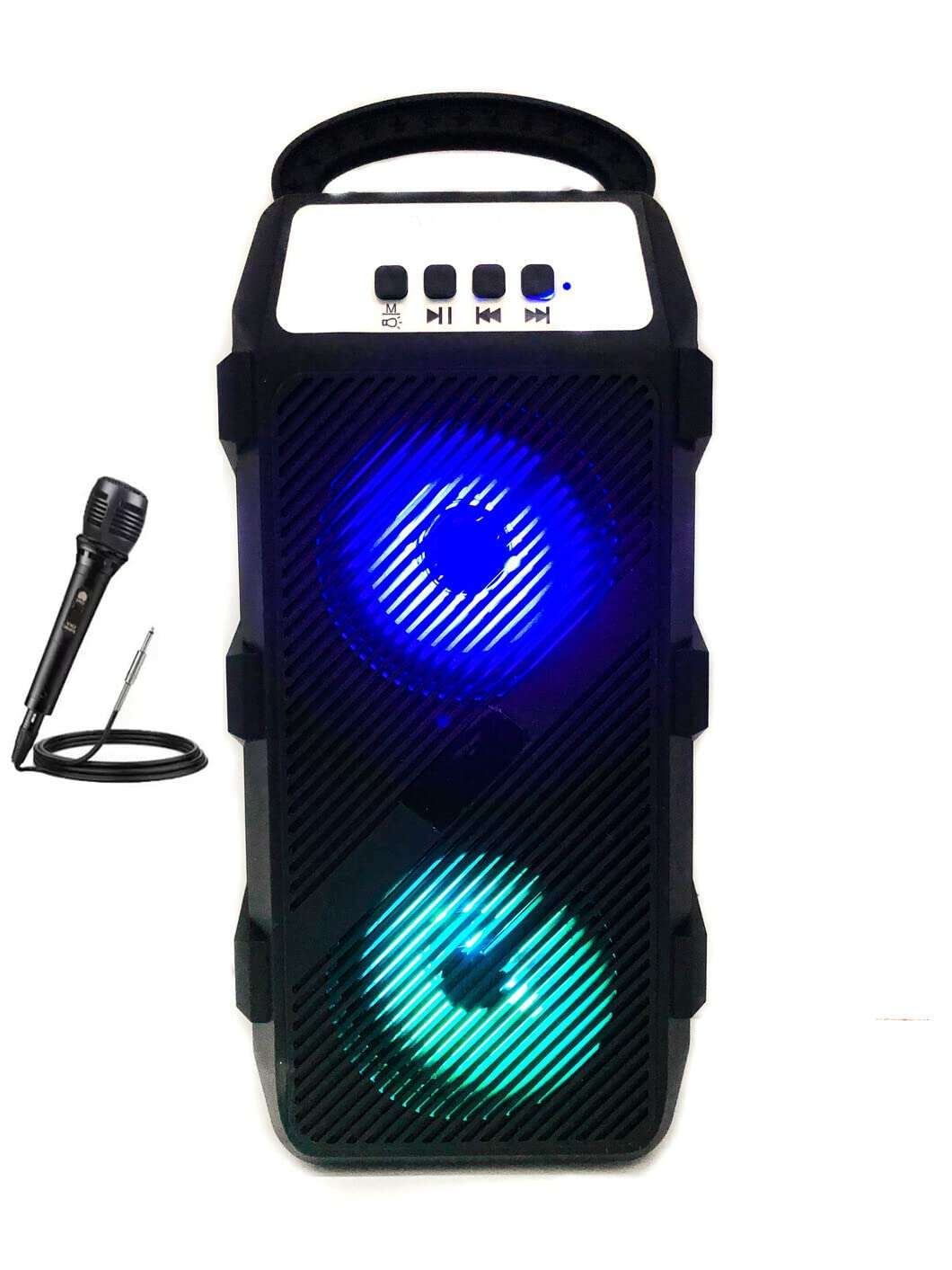 Bluetooth Party Speaker Karaoke System Trolley Outdoor Speaker 20 W Bluetooth Speaker (Free Mic) 1
