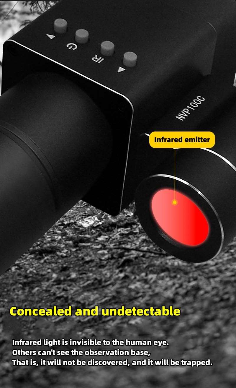 IR Digital HD Day & Night 7-21 Zoom Full Black 350m Video Monocular Scope Night Vision 3