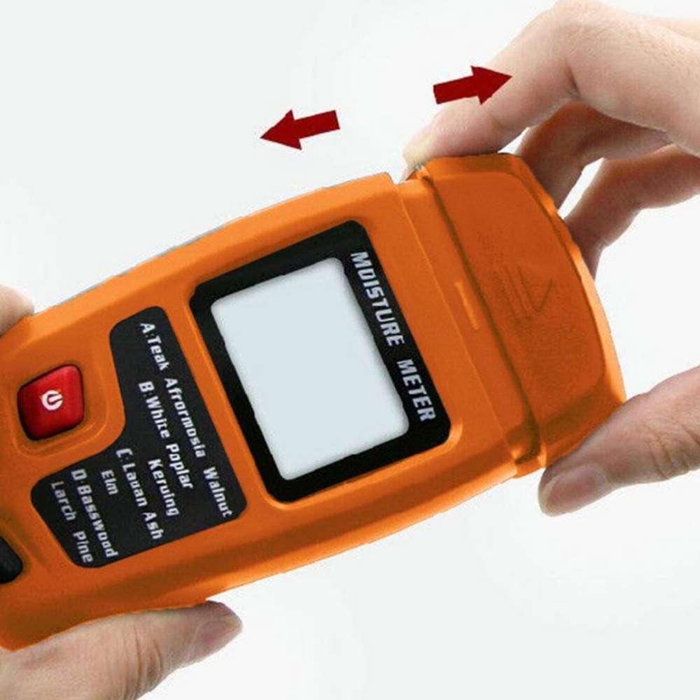 WJUKC 0-99.9% Portable Digital Wood and Wood Moisture Meter Humidity Tester for Wood Moisture Measurement 5